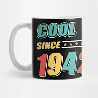 Cool Since Year 1942 Birthday Mug